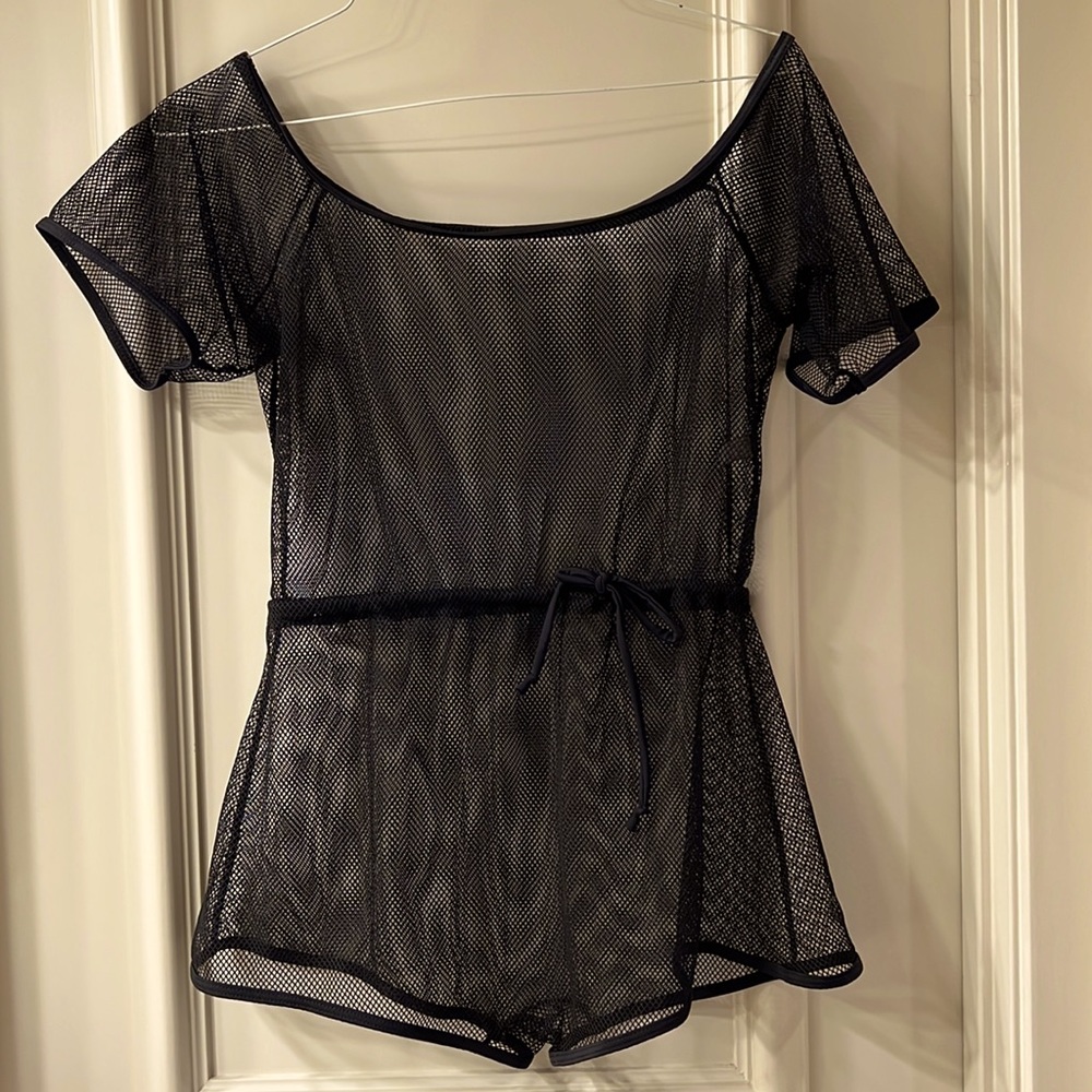 Black Shear Swim coverup
